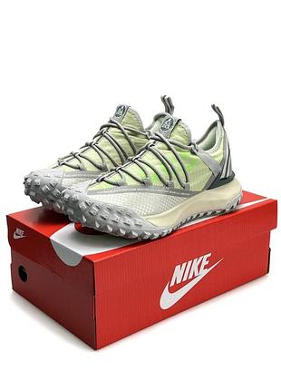 Чоловічі кросівки nike acg mountain fly low grey green