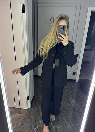 Костюм черный massimo dutti