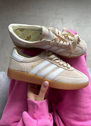Кроссовки adidas spezial cream / white