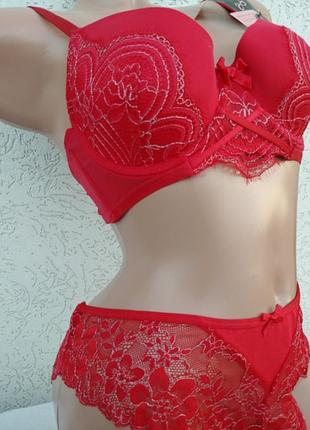 80c/m-l гарячий комплект білизни бюст з бразиліанами трусиками ханкемоллер новий