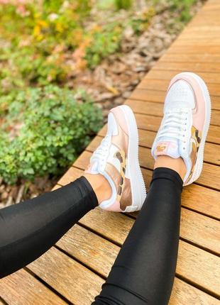 Nike air force 1 shadow "pink camo" 🆕 шикарные кроссовки найк🆕 купить наложенный платёж8 фото