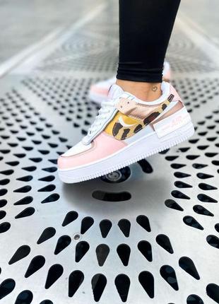 Nike air force 1 shadow "pink camo" 🆕 шикарные кроссовки найк🆕 купить наложенный платёж6 фото