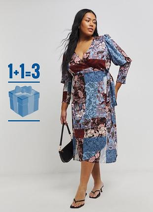Миди платье на запах simply be 22 батал
