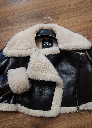 Женская дубленка zara