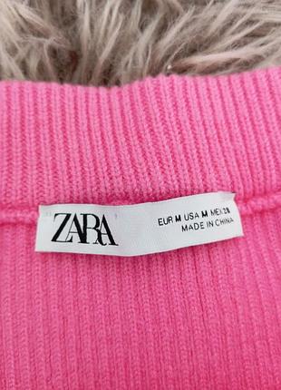 Мини юбка zara вязкая 2