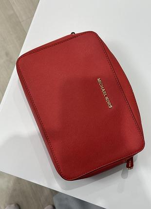 Сумка michel kors красная оригинал