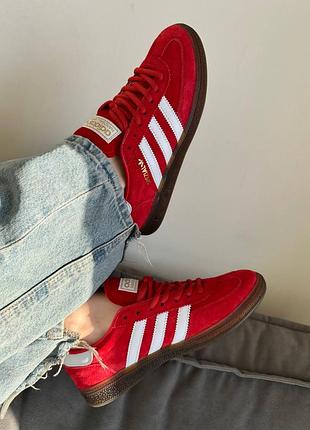Кроссовки adidas spezial handball red