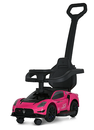 Дитяча машинка-каталка 2 в 1 maserati bambi m 5106-8