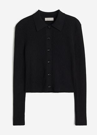 Кардиган в рубчик h&m