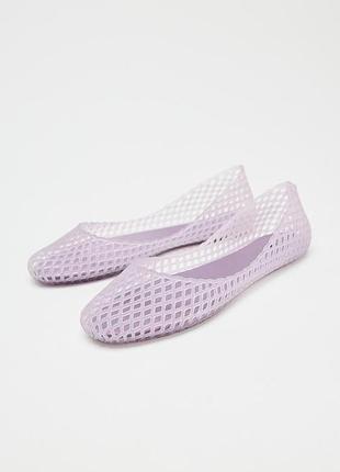 Сітчасті балетки zara