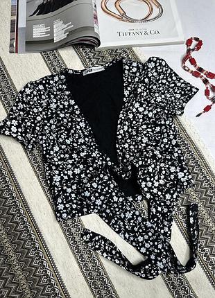 Кофточка жіноча топ в дрібних квіточках