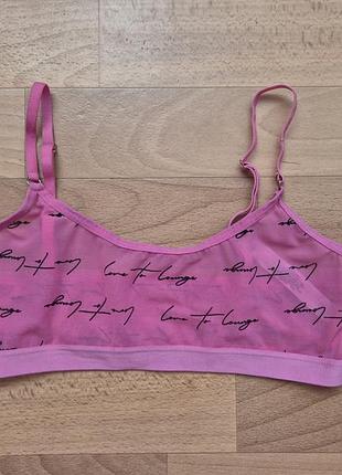 Топ бюстгальтер сеточка