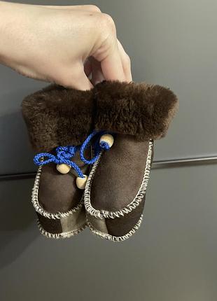 Тапочки ugg детские для младенцев на овчине