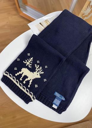 Шарф от Camisa Polo Reta Lisa Azul-Marinho