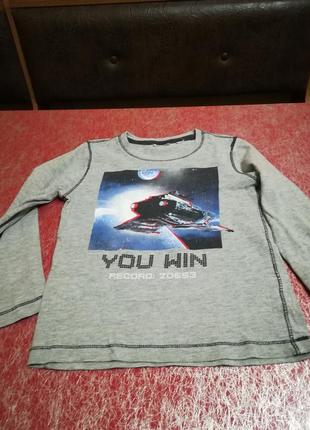 Футболка с длинным рукавом 4-5л