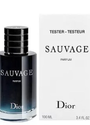 Dior sauvage parfum - (tester)