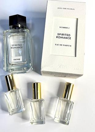 Zara spirited romance парфумована вода, 15 мл (розпив)