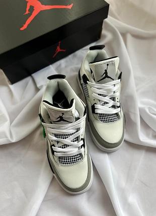 Кроссовки nike air jordan 4 retro military black