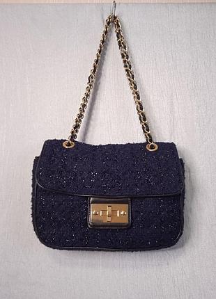 Сумка твид бренд винтаж