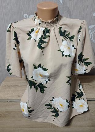 Блуза блузка в квіти