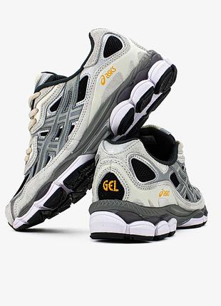 Asics gel nyc clay "grey black" 4