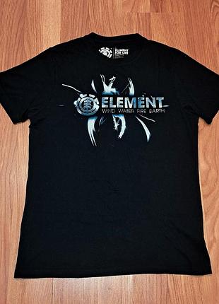 Мужская уникальная футболка element с большим лого оригинал