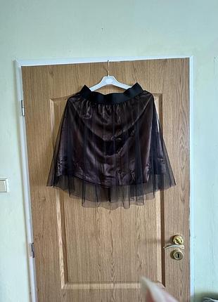 Юбка из фатина с эластичным поясом,размер s