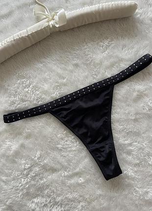 Стринги с камушками белье