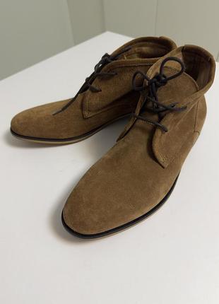 Коричневі замшеві туфлі office london