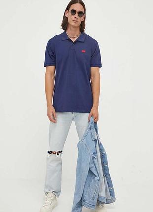 Рубашка-поло levis slim housemark !