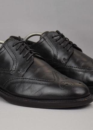 Ecco brogue туфли оксфорды броги дерби мужские кожаные. словачница. оригинал. 40-41 р./27 см.