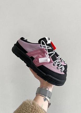 Женские кроссовки new balance crv mule v2 purple black | smb