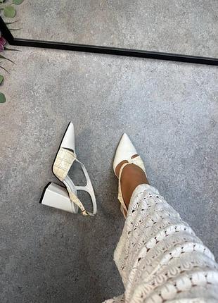 Новинка-2025 женские туфли из натуральной кожи нели эксклюзив 💯