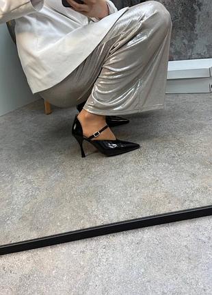 Новинка-2025 женские туфли из натуральной кожи на шпильке 🤤