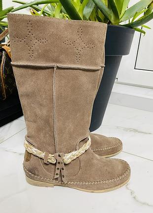 Замшевые сапожки wrangler