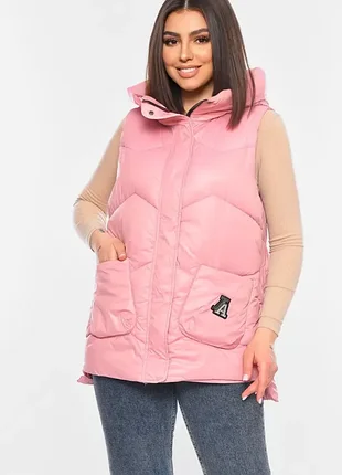 Демисезонная стеганая жилетка