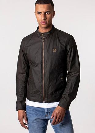 Belstaff оригинальная мужская куртка бомбер wax вощена