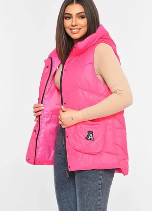 Демисезонная стеганая жилетка