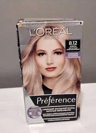 Фарба для волося loreal preference  8.12