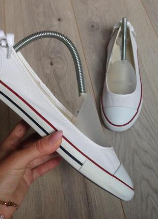 Білі кеди балетки converse (оригінал) 39 р