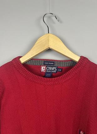 Polo ralph lauren chaps vintage чоловічий светр з візерунком 8