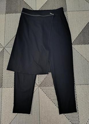 Брюки с юбкой