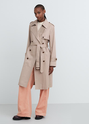 Классический плащ тренч uniqlo