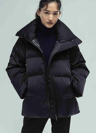 Натуральный пуховик куртка uniqlo j+ jil sander s 36