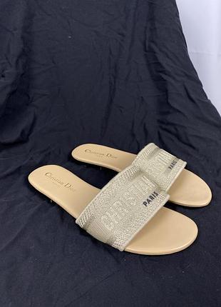Шлепки christian dior