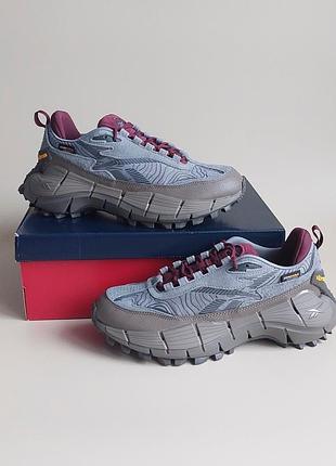 Кроссовки reebok zig kinetica 2.5 edge grey burgundy
