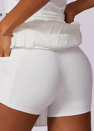 Спортивная юбка-шорты юбка ало