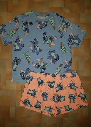 Дуже яскрава піжама stitch disney s розмір, комплект котон-стич