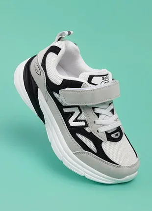 Кроссовки для девочек x8041-2 белые черные