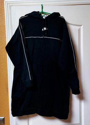 Спортивное теплое платье nike р xl
